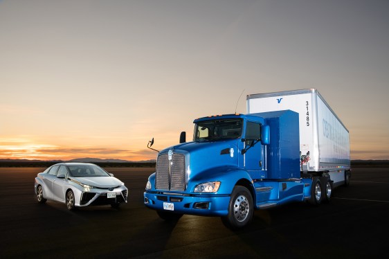 Toyota Mirai and Project Portal truck