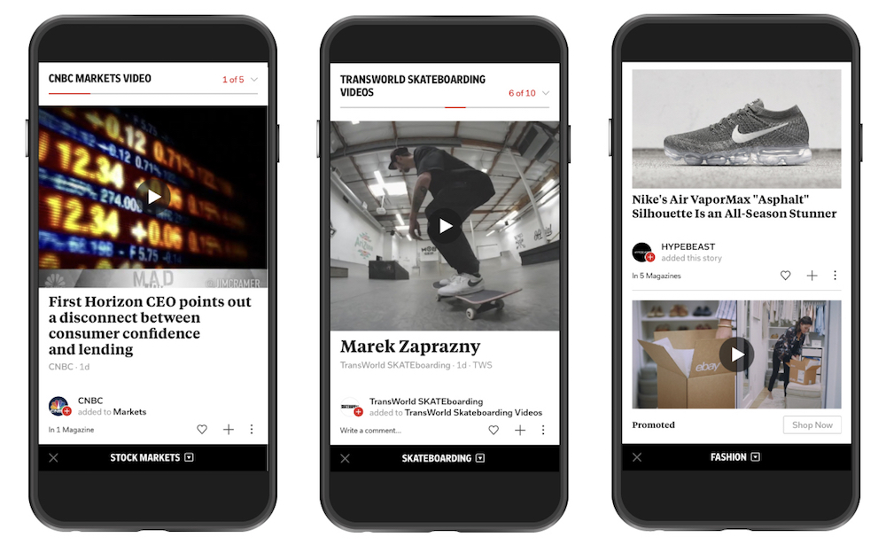 Flipboard video ad