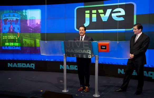 Jive at IPO in 2011