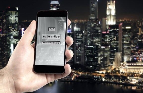 Subscription on smartphone