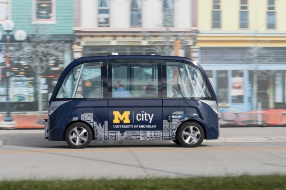 MCity NAVYA ARMA shuttle