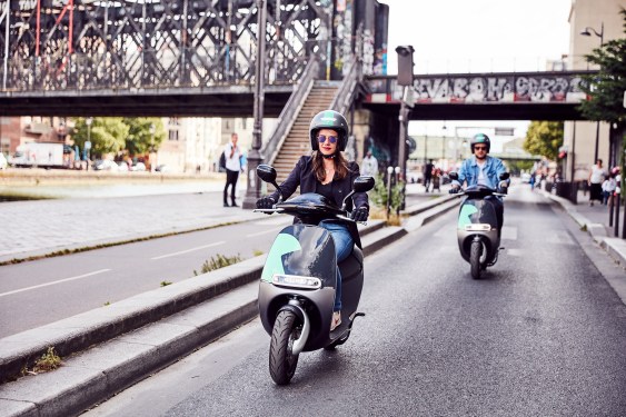 Coup shared scooter moped