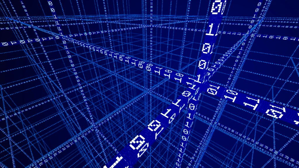 Big data concept illustration.