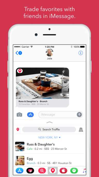 Truffle iMessage