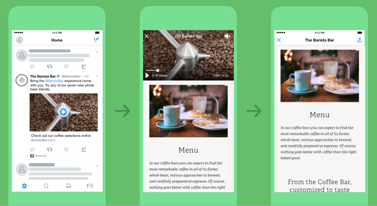 Twitter video website card