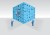 illustration of two persons looking at big data cube and dashboard