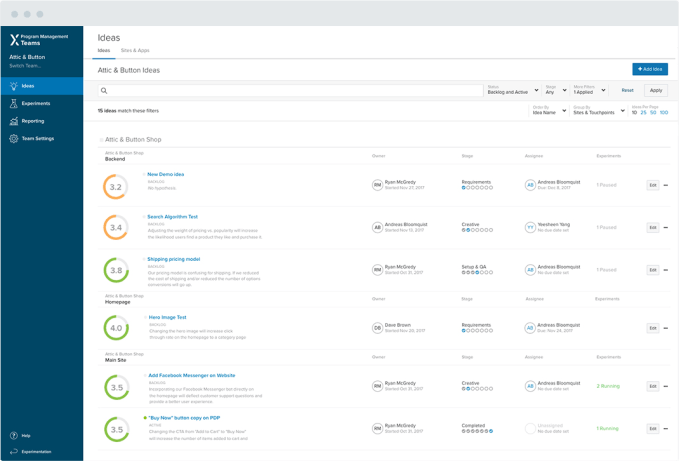 Optimizely Program Management