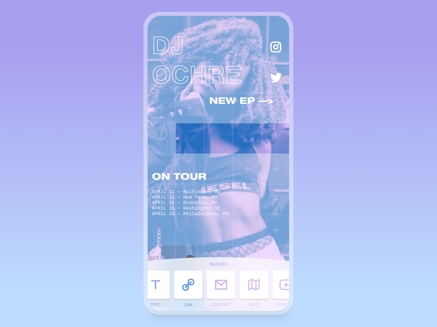 Universe - Mobile Site Builder 