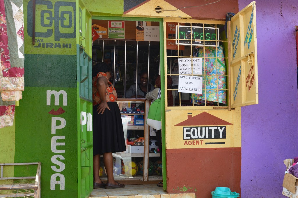 m-pesa kiosk fintech africa