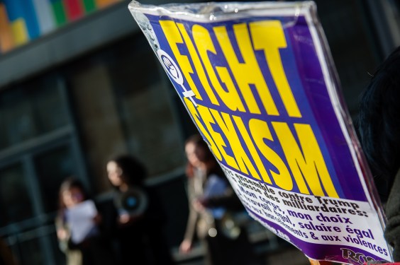 Fight Sexism sign