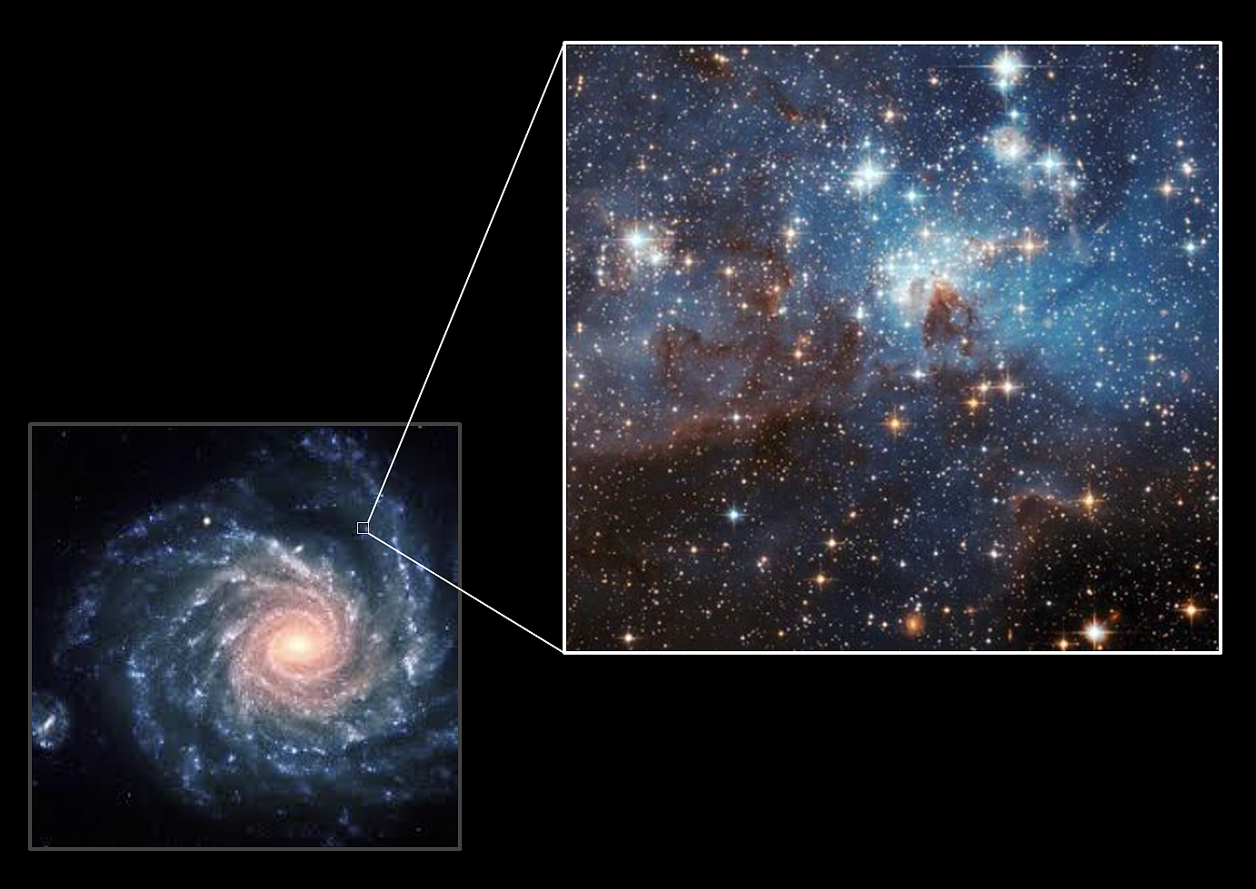 Kilometer-wide space telescope 