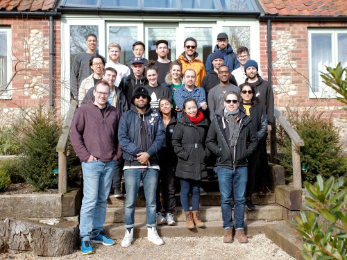 Mixcloud team on a company retreat