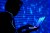 silhouette adult man hacker