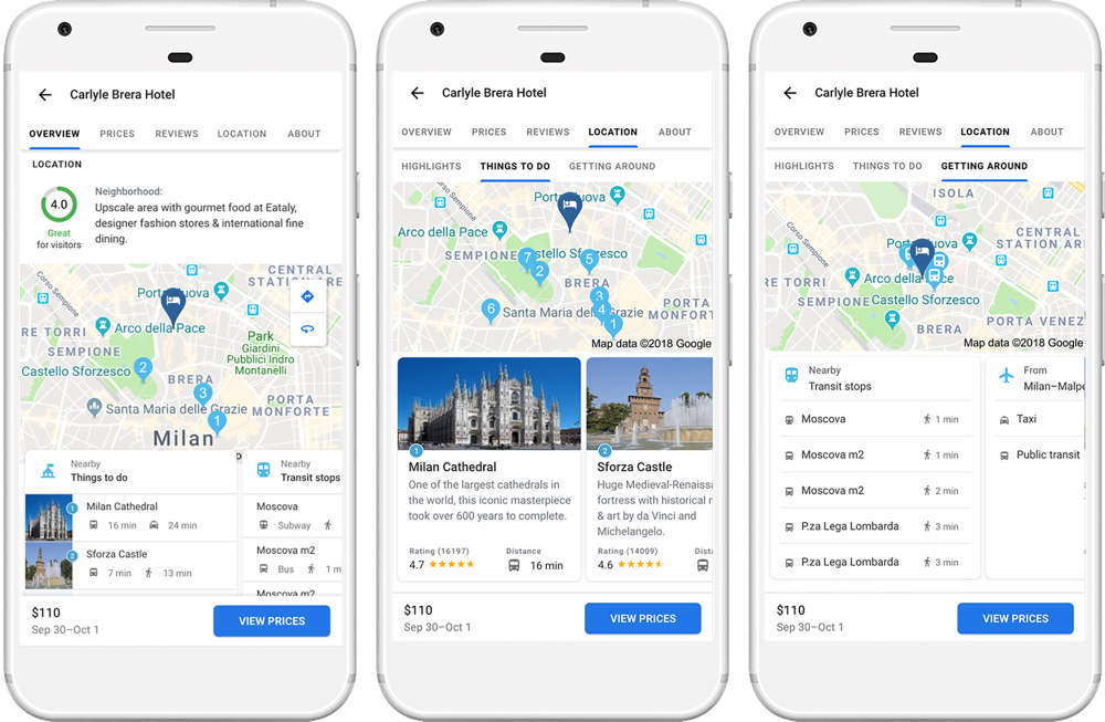 Google Maps and Trips Update
