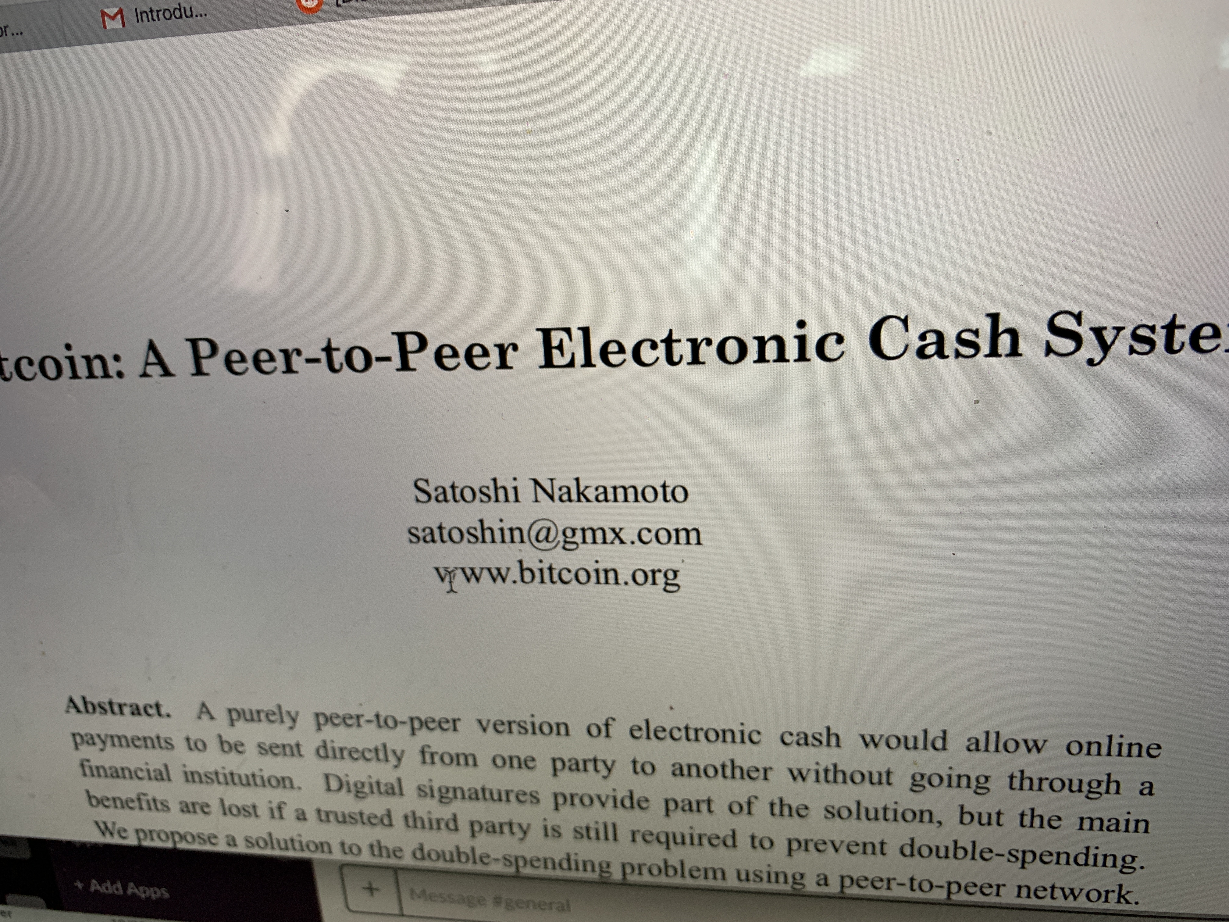 Bitcoin is born 