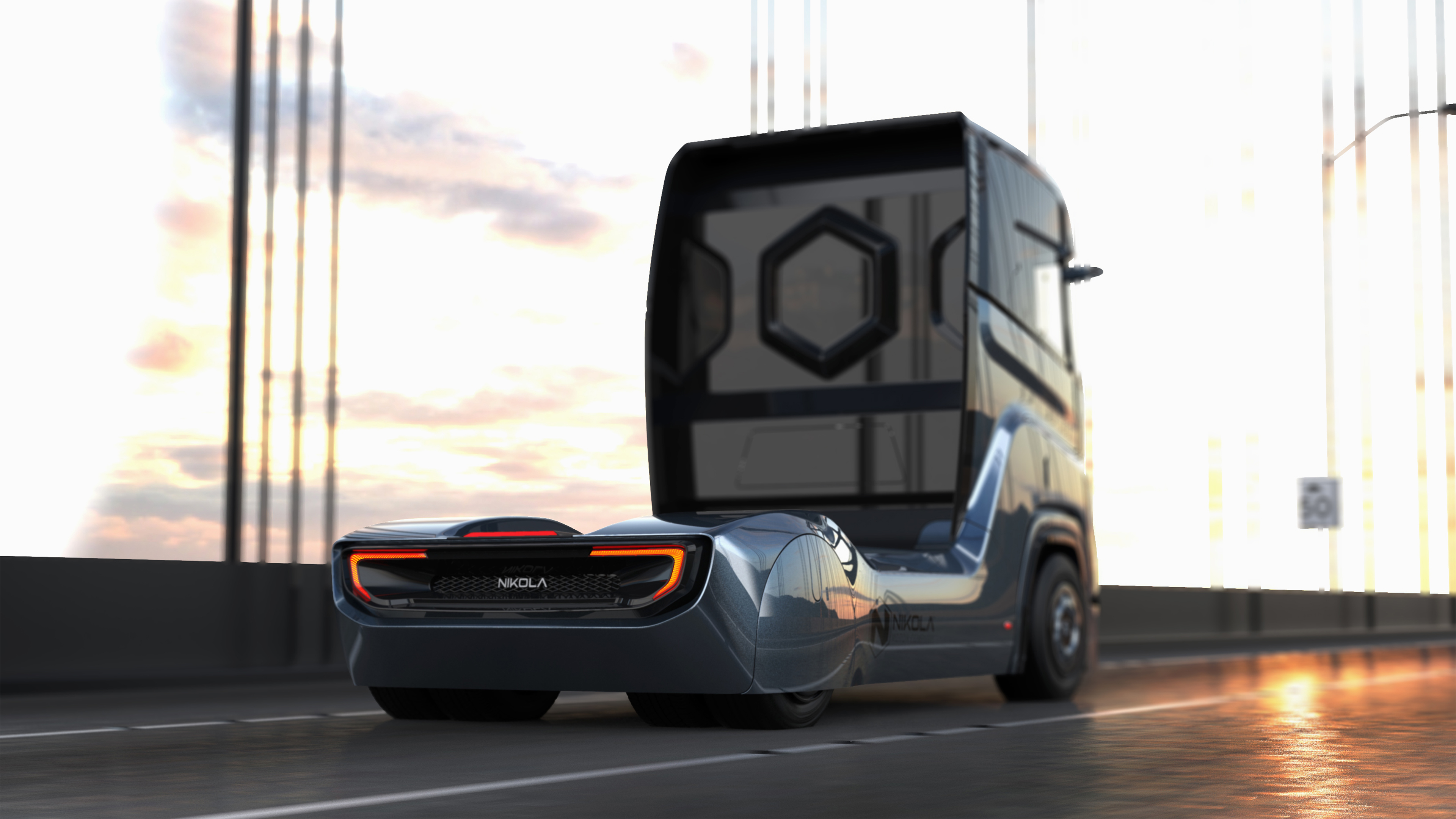 Nikola Motor Nikola Tre back