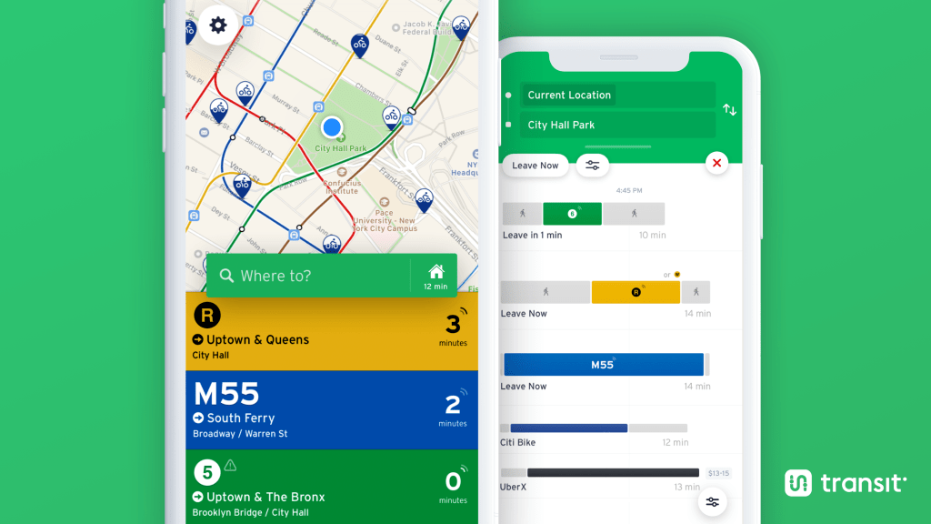 Transit mobility app