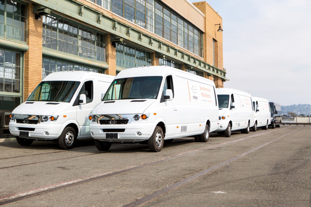 chanje electric delivery van
