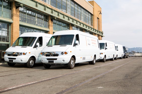 chanje electric delivery van
