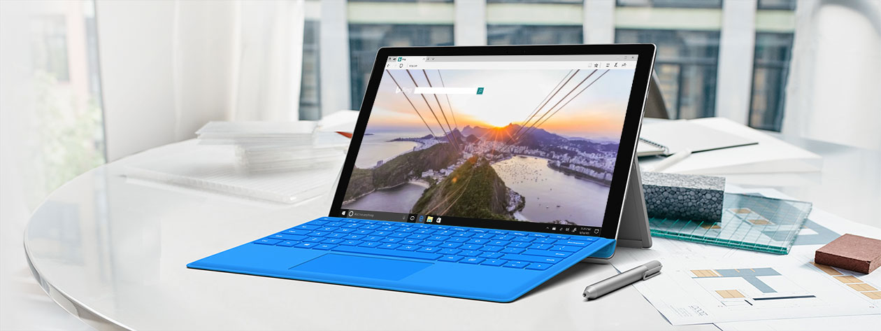 microsoft edge on surface