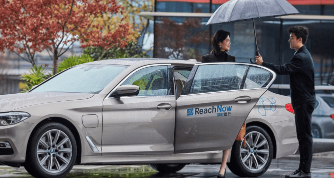 bmw ride hailing china