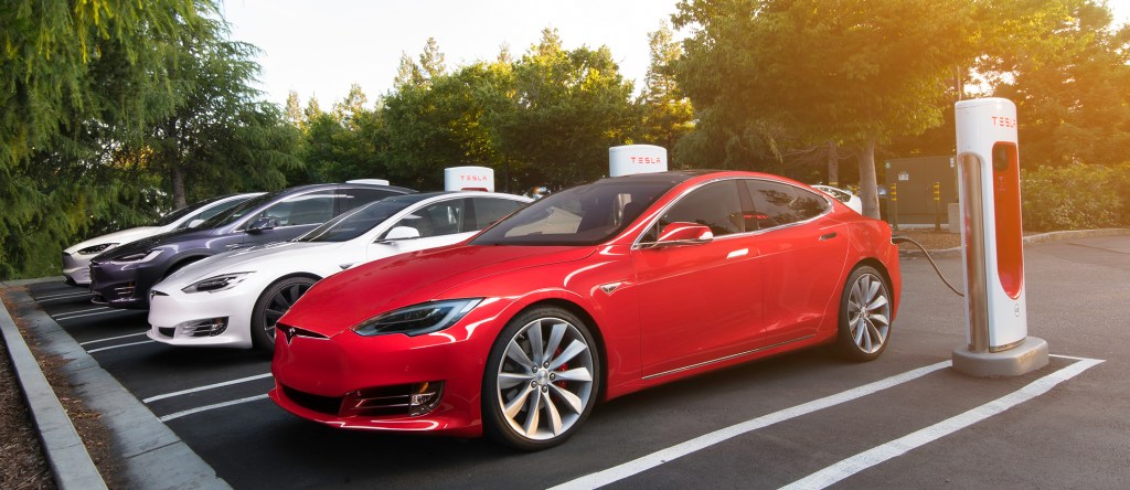 Supercharger Red Model S