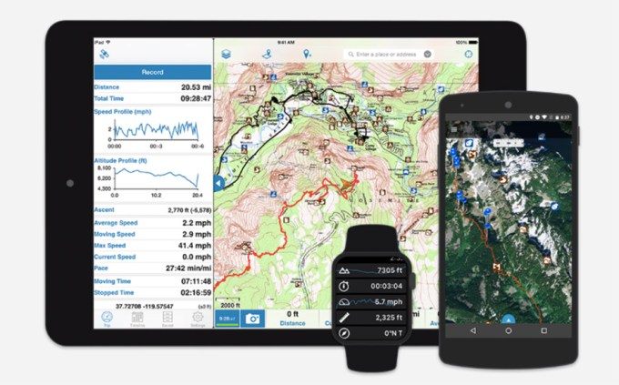 Gaia GPS apps