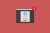 An illustration of a browser window using two-factor authentication on a red background