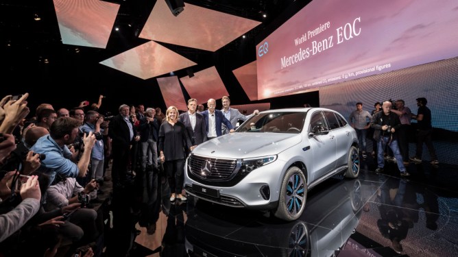 Mercedes Benz EQC electric vehicle