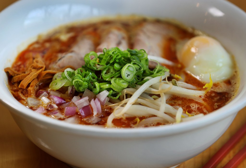 paitan spicy ramen bowl
