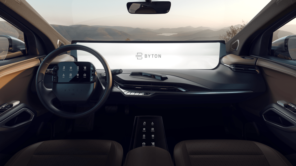 Byton M-Byte interior CES 2019