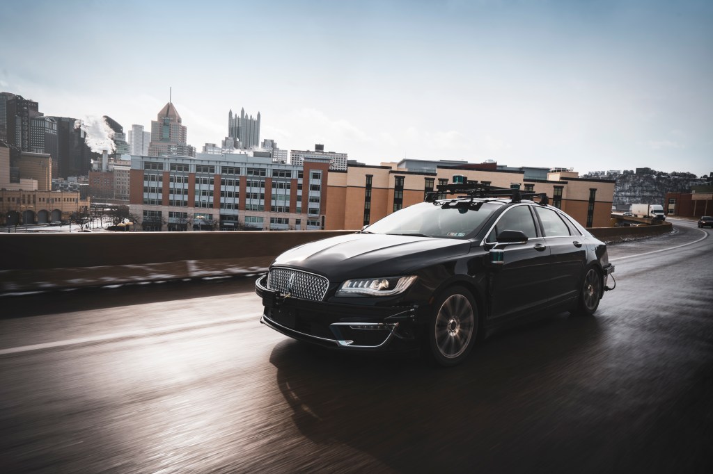 Aurora self driving car in Pittsburgh