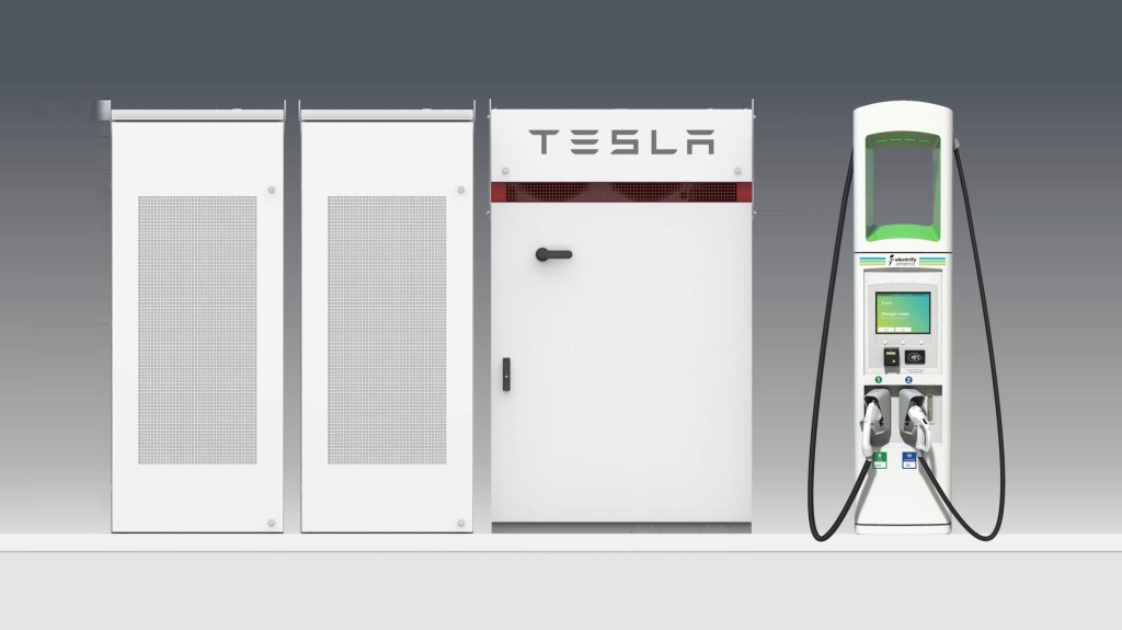 Electrify America Tesla Graphic