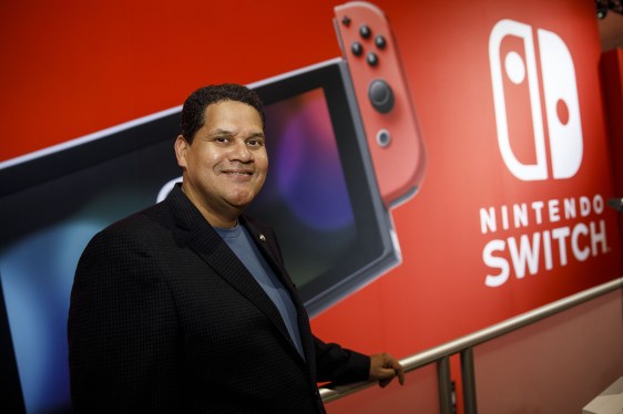 Reggie Fils-Aime, president and chief operating officer of Nintendo of America Inc., stands for a photograph during the E3 Electronic Entertainment Expo in Los Angeles, California, U.S., in Los Angeles, California, U.S., on Wednesday, June 13, 2018. For three days, leading-edge companies, groundbreaking new technologies and never-before-seen products are showcased at E3. Photographer: Patrick T. Fallon/Bloomberg via Getty Images