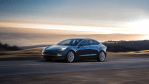Tesla Model 3 driving