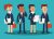 illustration of business people