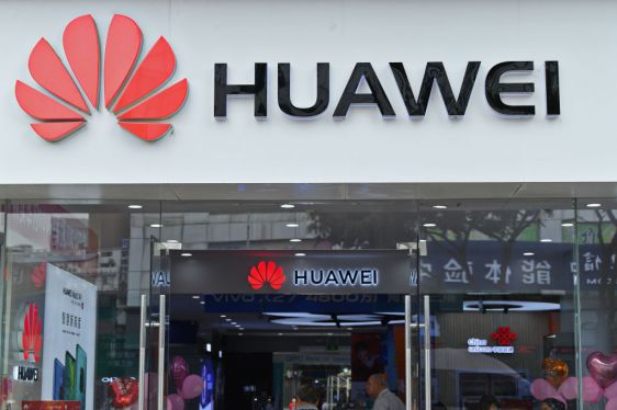 A Huawei store front in Nanning, China