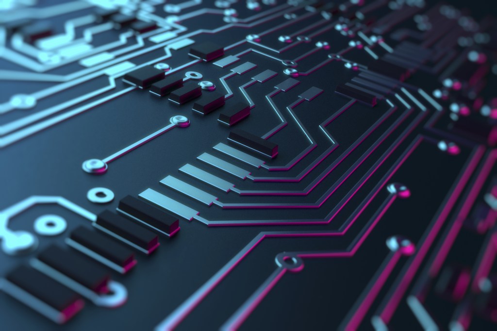 Printed circuit board diagram