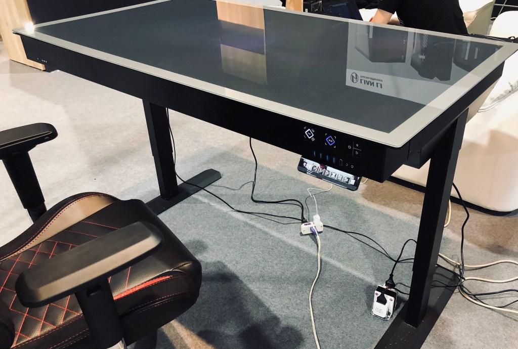 Lian Li's DK-05 standing workstation and chassis lets you see its insides