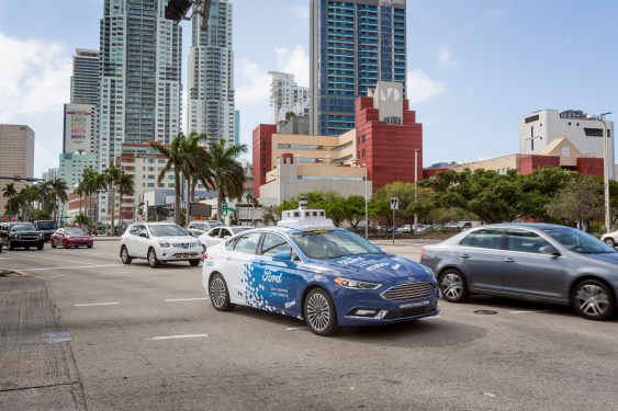 argo ford miami autonomous vehicle
