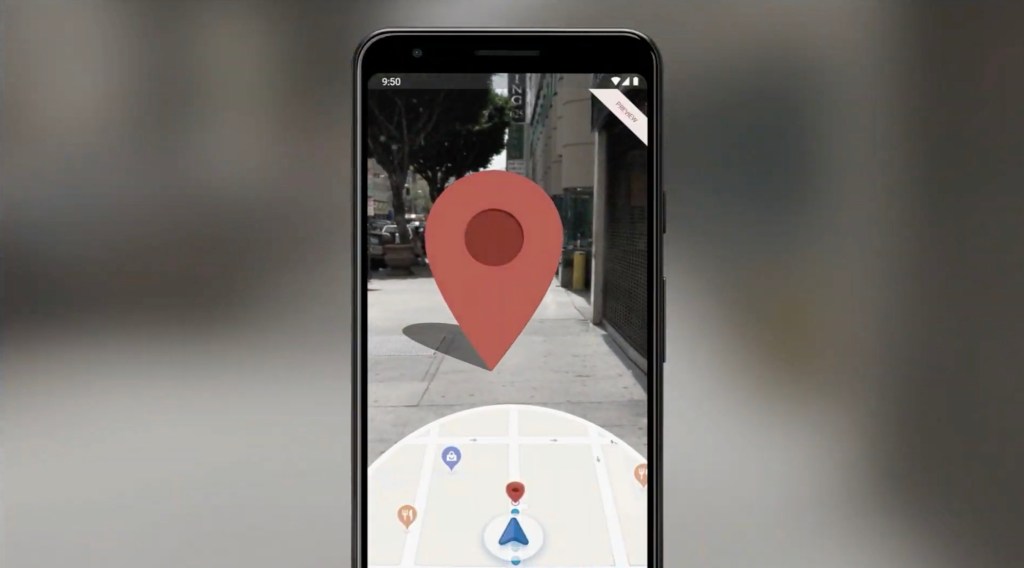 google maps AR