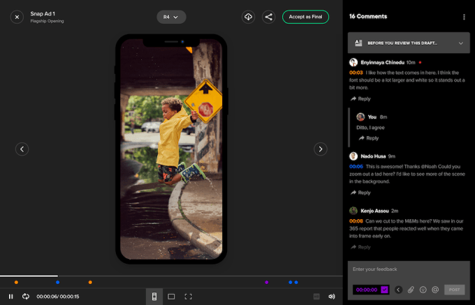 VidMob screenshot