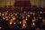 People hold candles during a vigil in Hong Kong on June 4, 2018, to mark the 29th anniversary of the 1989 Tiananmen crackdown in Beijing. - Crowds assembled in Hong Kong on June 5 in memory of the victims of China's Tiananmen Square crackdown but young activists are increasingly questioning the annual vigil's relevance. Semi-autonomous Hong Kong has seen tens of thousands gather at the candlelit vigil in Victoria Park since 1990, while any mention of Beijing's brutal crackdown on students calling for democracy on June 4, 1989, remains strictly censored in the mainland. (Photo by Anthony WALLACE / AFP) (Photo credit should read ANTHONY WALLACE/AFP/Getty Images)