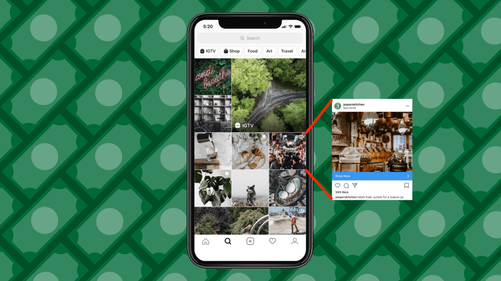Instagram Explore Ads