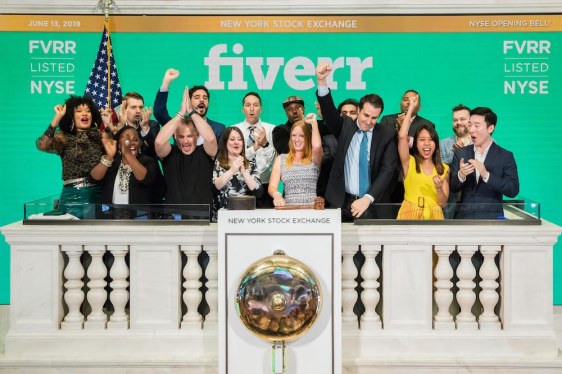 Fiverr NYSE bell ringing