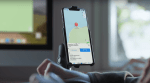 Image of a phone and map using Apple accessibility features