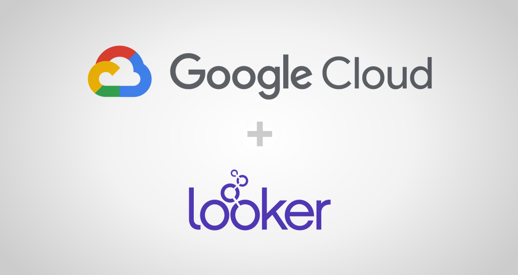 logos for Google Cloud and Looker
