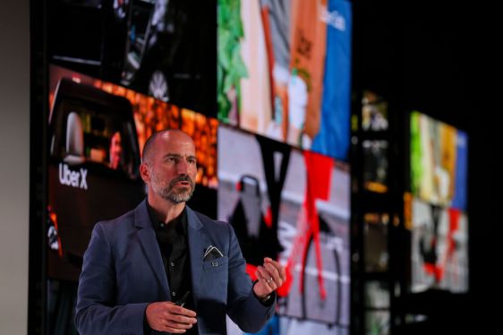 Uber CEO Dara Khosrowshahi at the Uber Elevate Summit