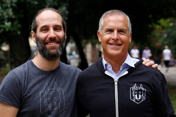 Snyk President and chairman Guy Podjarny and CEO Peter McKay