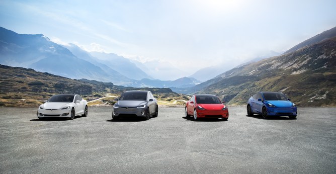 Tesla fleet S3XY